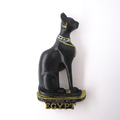 Egypt Countries Mythology Black Cat Magnet