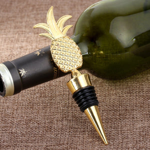 Gold Wedding Wine Bottle Stopper