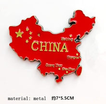 Load image into Gallery viewer, New China Map National Flag Frigde Magnets