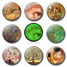 Load image into Gallery viewer, Gustav Klimt Art Luminous Fridge Magnets