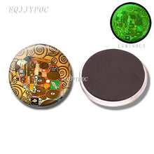 Load image into Gallery viewer, Gustav Klimt Art Luminous Fridge Magnets