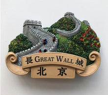 Load image into Gallery viewer, Beijing, China, Bird&#39;s Nest Hutong Great Wall Temple Of Heaven Fridge Magnets