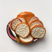 Load image into Gallery viewer, France Paper Bag Of Coarse Grains 3D Resin Fridge Magnets