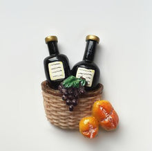 Load image into Gallery viewer, France Paper Bag Of Coarse Grains 3D Resin Fridge Magnets