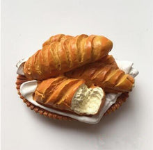 Load image into Gallery viewer, France Paper Bag Of Coarse Grains 3D Resin Fridge Magnets