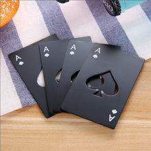 Load image into Gallery viewer, Poker Card Beer Bottle Opener Stainless Steel