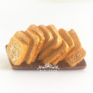 3D Resin Simulation Bread Fridge Magnet