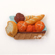 Load image into Gallery viewer, 3D Resin Simulation Bread Fridge Magnet