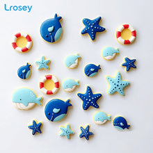 Load image into Gallery viewer, Starfish Whale Mediterranean style Fridge Magnet