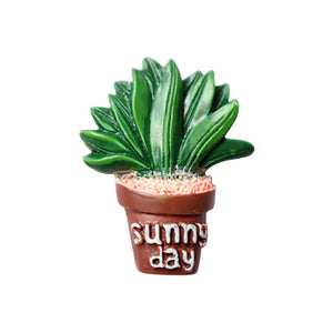 Cactus Sunny Plants Fridge Decoration Accessories