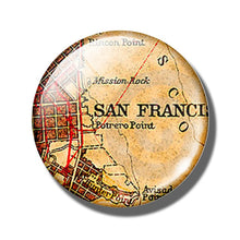 Load image into Gallery viewer, Map Travel Fridge Magnets